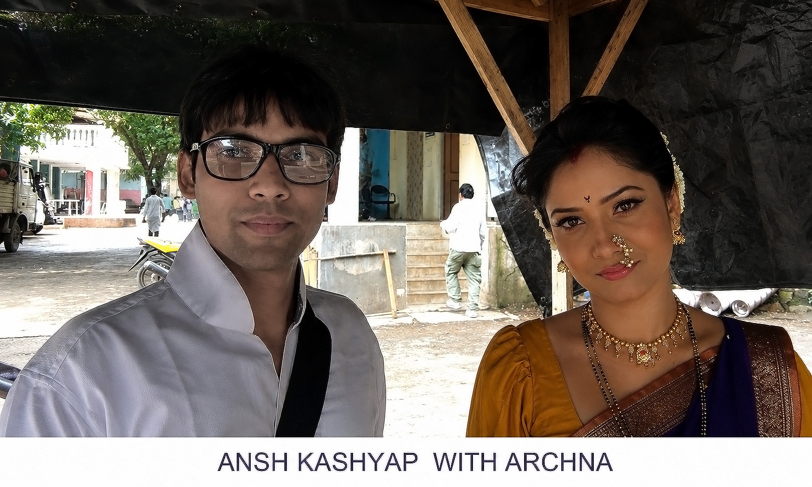 Ansh Kashyap with Archna