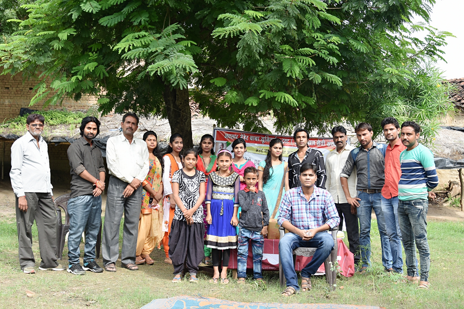AMB team group photo at community event